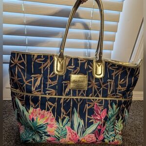 Lilly Pulitzer jet set Weekender tote